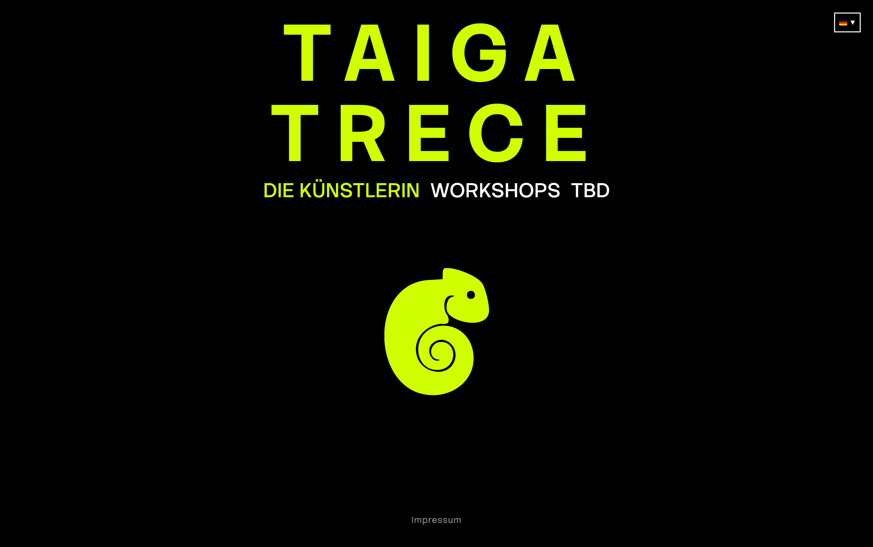 Taiga Website Screenshot 1